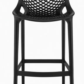 Modern black Frovi Air 75 bar stool for breakout spaces