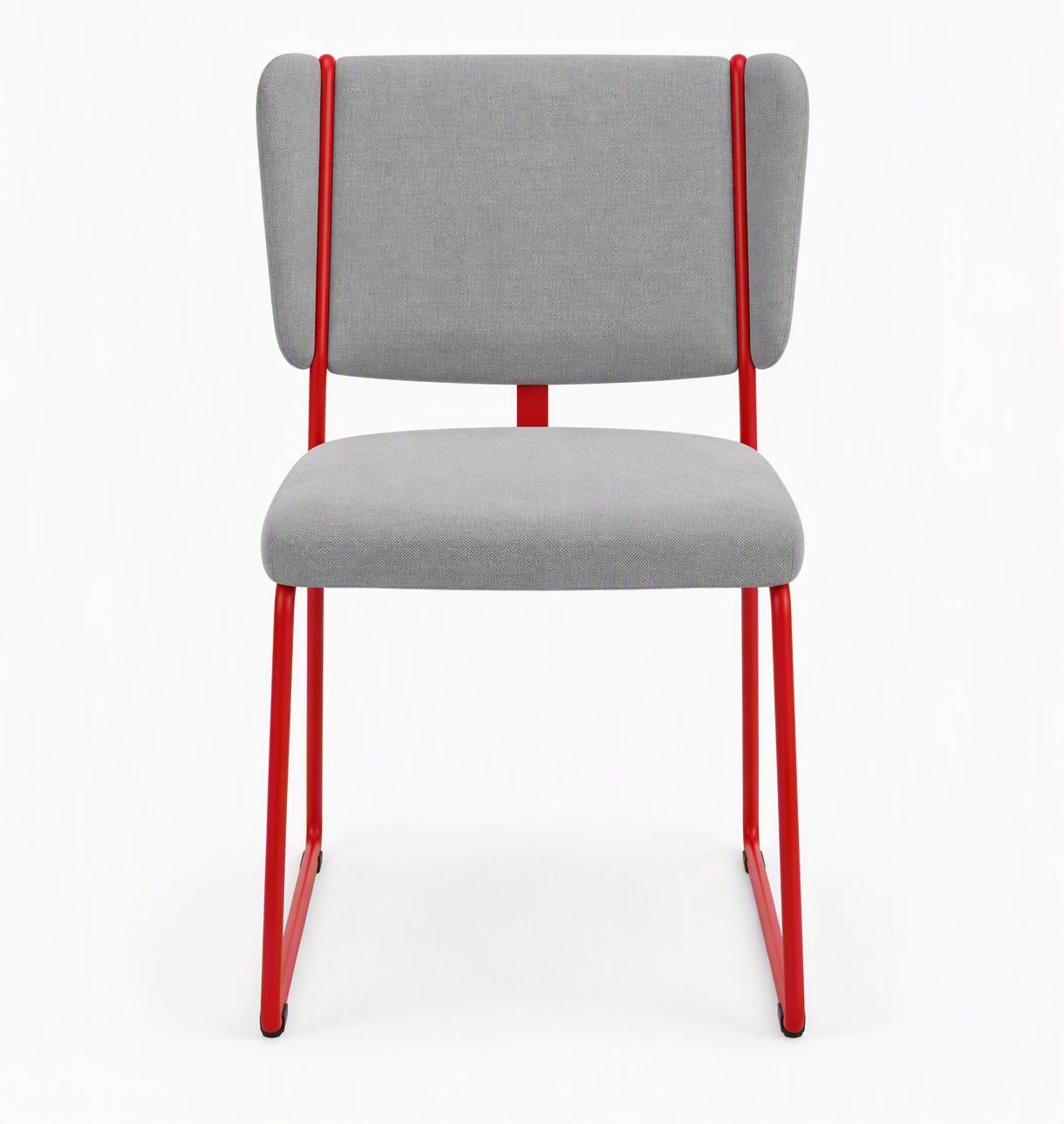 Johanson Design Frankie Chair Grey & Red - Front